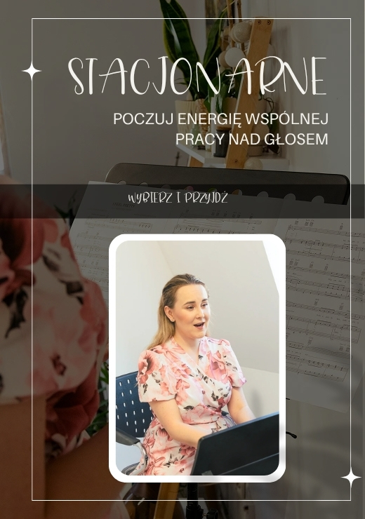 Broszura o zajęciach stacjonarnych z Vocalverse Studio